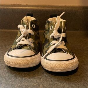 Converse Green Camouflage Kids High-Tops